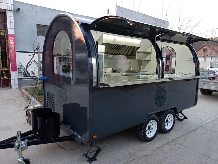 fully equipped fast food trailer design