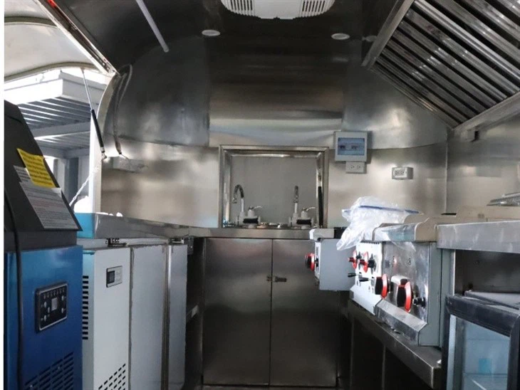 Small Airstream Food Truck